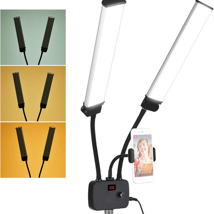 INKSOUL Flexible Double Arms LED Fill Light