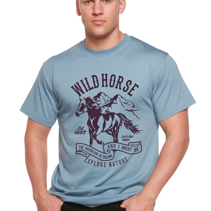 Wild Horse Spun Bamboo® Men's Bamboo Viscose/Organic Cotton Short Sleeve Graphic T-Shirt