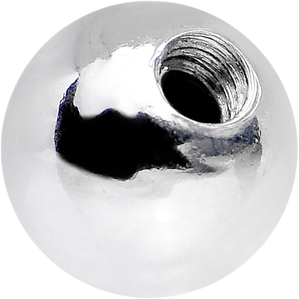 Solid 14k White Gold Replacement Ball 3mm - 16G