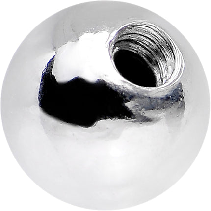 Solid 14k White Gold Replacement Ball 4.5mm - 14G