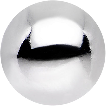 Solid 14k White Gold Replacement Ball 4.5mm - 14G