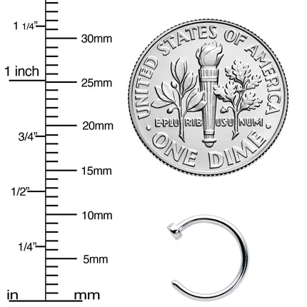18G 5/16 Stainless Steel Nose Hoop
