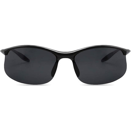 New MaxJuli Black Polarized Shock Resistant Flexible Athletic Sports Sunglasses