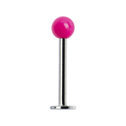 16G Pink Neon Labret Monroe