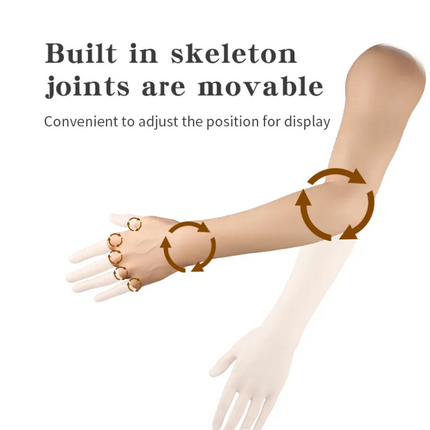 Tattoo imitation silicone movable joint arm