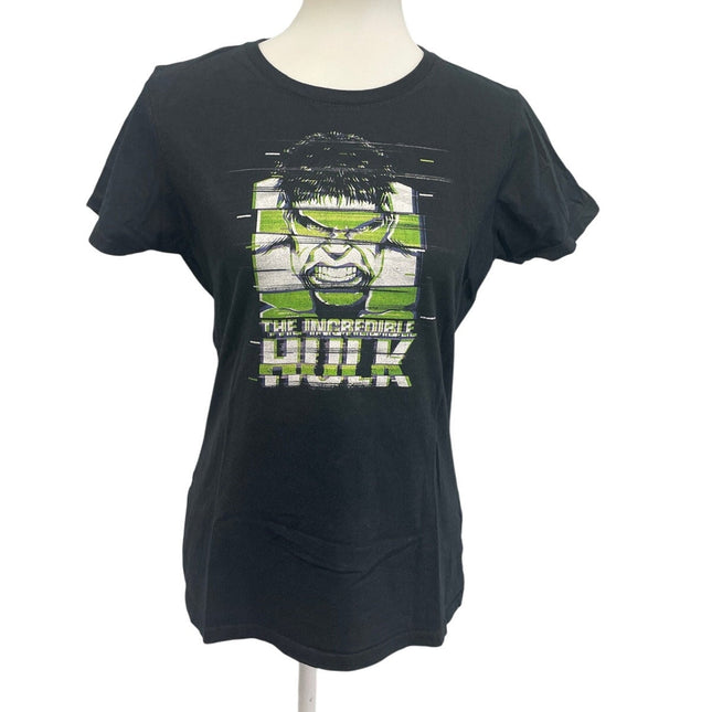 Marvel Womens Medium The Incredible Hulk Short Sleeve Crew Neck Tee Shirt