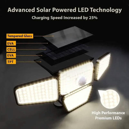 270 LED Solar Garden Outdoor Lights