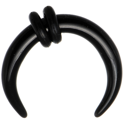 8G Black Acrylic UV Buffalo Taper