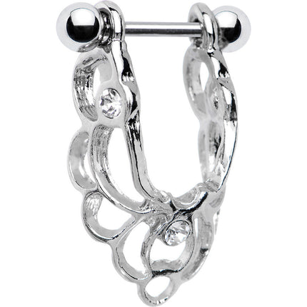 Crystalline Gem Elegant Cartilage Earring
