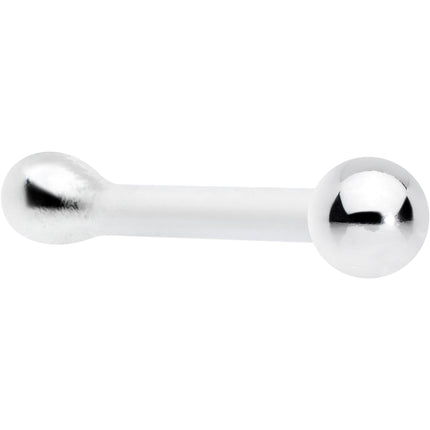 Sterling Silver 1.3mm Ball  Nose Bone