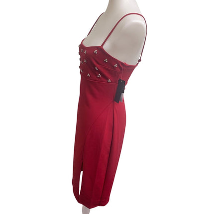 New City Studio Juniors Size 9/10 Spaghetti Strap Rhinestone Bling Formal Dress