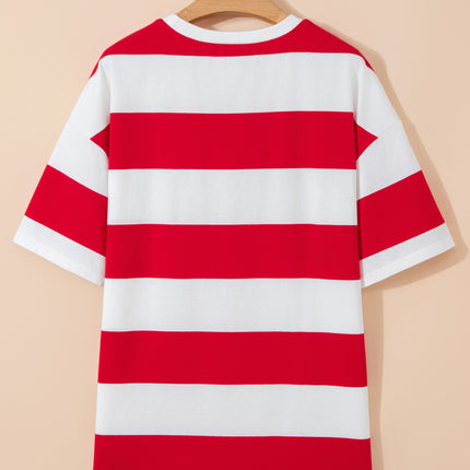 Tiana Block Oversize Tunic Tee
