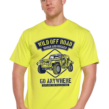 Wild Off Road Spun Bamboo® Men's Bamboo Viscose/Organic Cotton Short Sleeve Graphic T-Shirt
