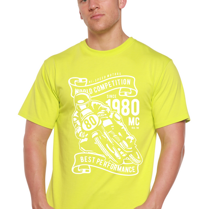 World Competition Men's Bamboo Viscose/Organic Cotton Short Sleeve Graphic Graphic T-Shirt