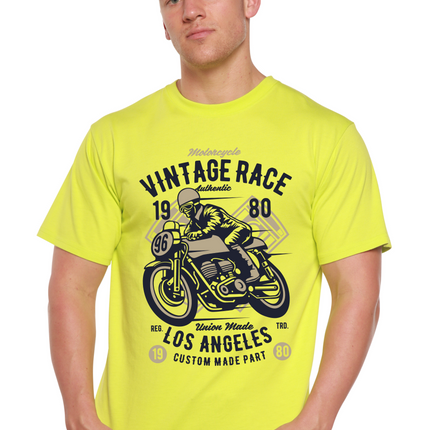 Vintage Race Spun Bamboo® Men's Bamboo Viscose/Organic Cotton Short Sleeve Graphic T-Shirt
