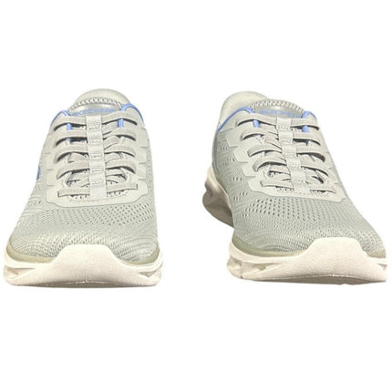New In Box Skechers Womens Size 7.5 Gray Mesh Hands Free SwiftFit Slide In Shoes