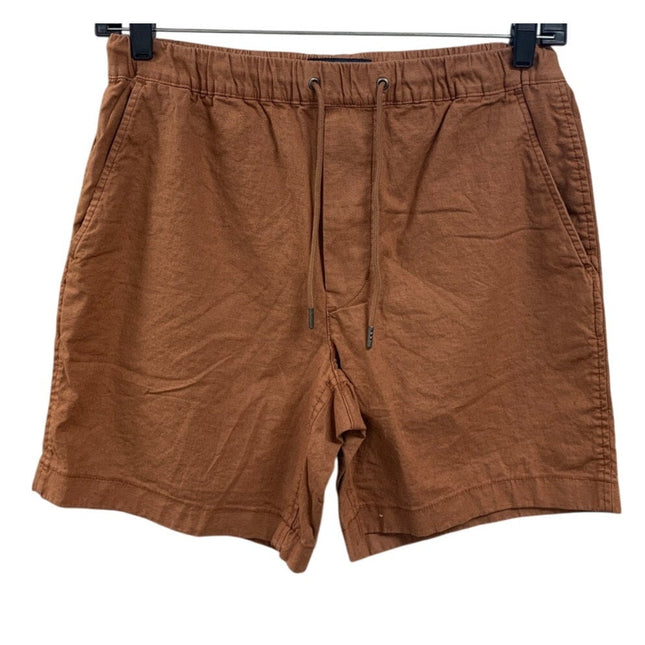 New American Eagle Mens Small Rusty Brown Flex Drawstring Waist Shorts