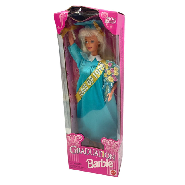 Vintage Class of 1998 Limited Edition Graduation Barbie in Original Damaged Box