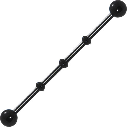 Ball Black Anodized Titanium Industrial Project Bar 38mm