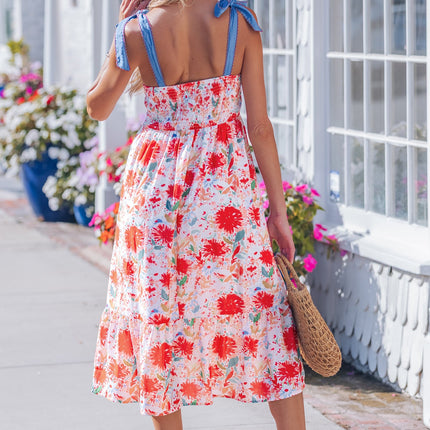 Dahlia Straps High Waist Dress