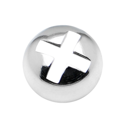 Surgical Steel 6mm Dermal Anchor Screw Top