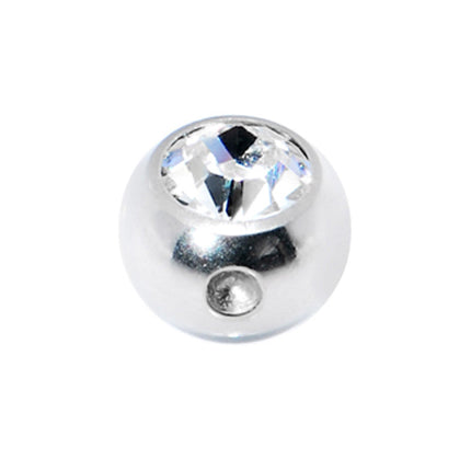 5mm Clear Gem Captive Bead Ring Replacement Ball