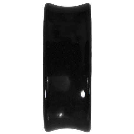 26mm Black Acrylic Hollow Butterfly Saddle Plug
