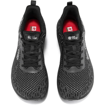 New SK-Trip Men Size 12 Black Mesh Barefoot Wide Toe Box Zero Drop Walking Shoes
