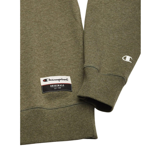 New Champion Mens 3XL Army Green Sueded Fleece Pullover Crew Neck Sweatshirt
