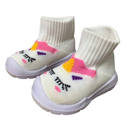 Morendl Infant Size 9-12 Months Unicorn Memory Foam Insole Non Slip Sock Shoes