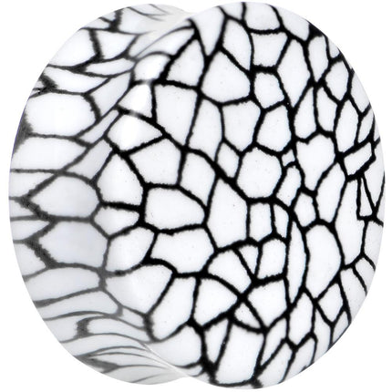 Snake Skin Glow in the Dark Saddle Plug 2G to 1 Inch