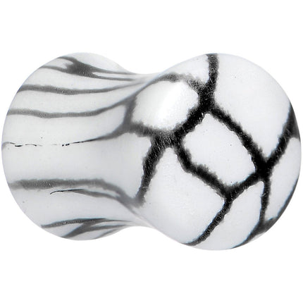 Snake Skin Glow in the Dark Saddle Plug 2G to 1 Inch