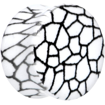 Snake Skin Glow in the Dark Saddle Plug 2G to 1 Inch