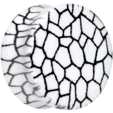 Snake Skin Glow in the Dark Saddle Plug 2G to 1 Inch