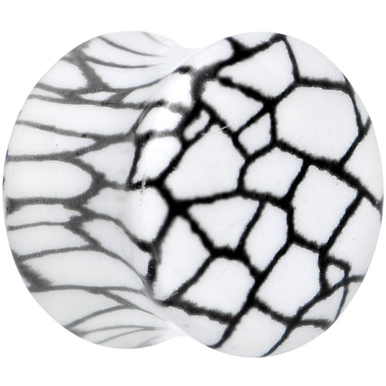 Snake Skin Glow in the Dark Saddle Plug 2G to 1 Inch