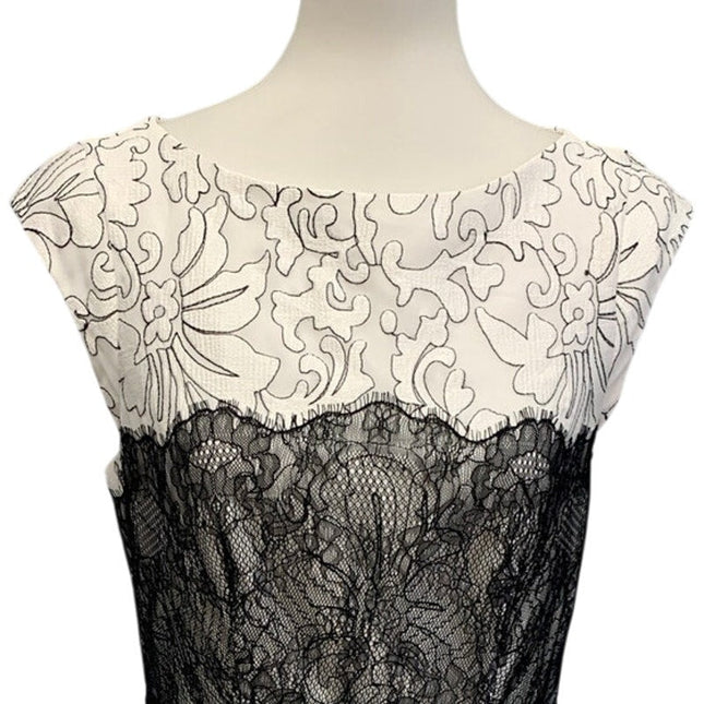 The Limited Women Size 6 Scandal Collection Lace Overlay Sleeveless Sheath Dress