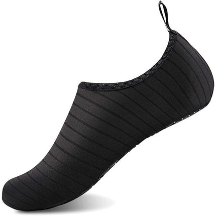 NWT New Hersteller Mens Size 7.5 Black Barefoot Non Slip Sole Sports Water Shoes