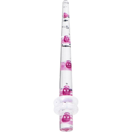 8G Clear Acrylic Glitter Purple Skull Confetti Taper