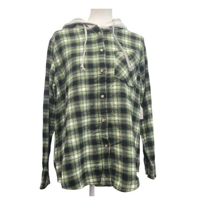 New Champion Unisex Small Navy Pullover Sweatshirt w Bonus Plaid Flannel Hoodie