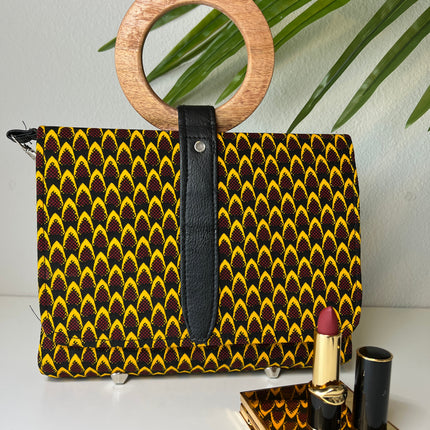 Aliyah African Print Hand Bag