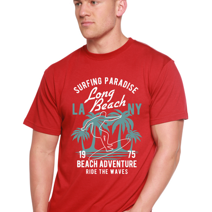 Beach Adventure Men's Bamboo Viscose/Organic Cotton Short Sleeve Graphic T-Shirt