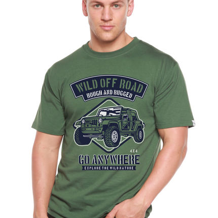 Wild Off Road Spun Bamboo® Men's Bamboo Viscose/Organic Cotton Short Sleeve Graphic T-Shirt