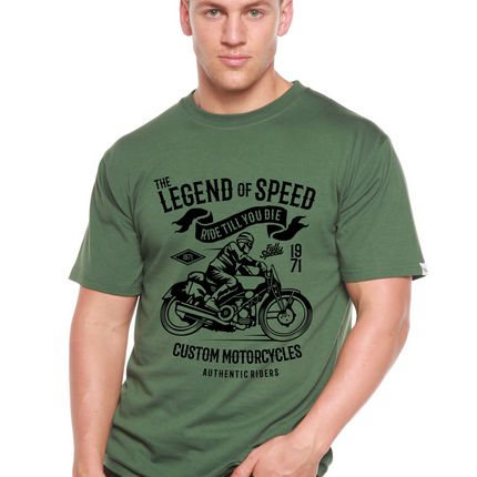 The Legend of Speed Spun Bamboo® Men's Bamboo Viscose/Organic Cotton Short Sleeve Graphic T-Shirt