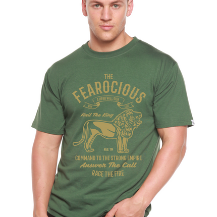 The Fearocious Spun Bamboo® Men's Bamboo Viscose/Organic Cotton Short Sleeve Graphic T-Shirt