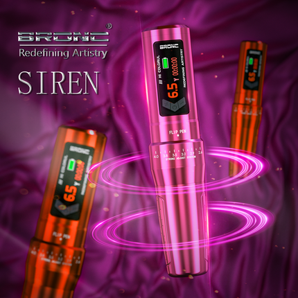 Bronc SIREN Adjustable Wireless Tattoo Pen