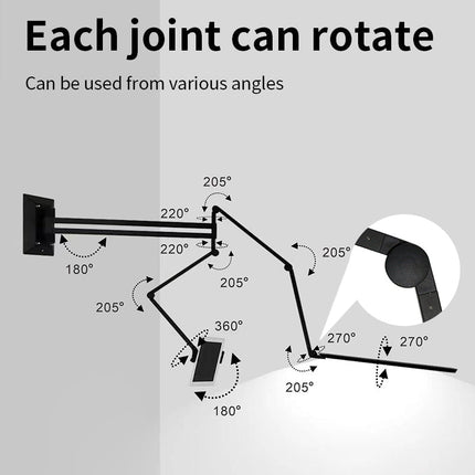 Multifunctional and convenient work lamp---Wall mounted light