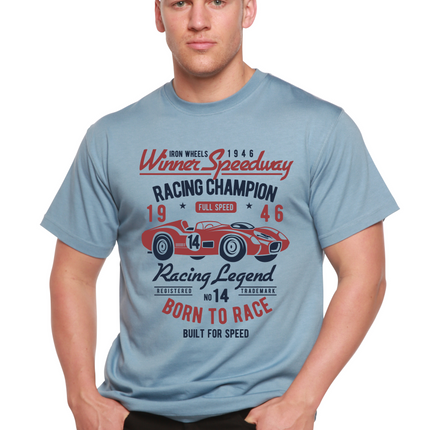 Winner Speedway Spun Bamboo® Men's Bamboo Viscose/Organic Cotton Short Sleeve Graphic T-Shirt