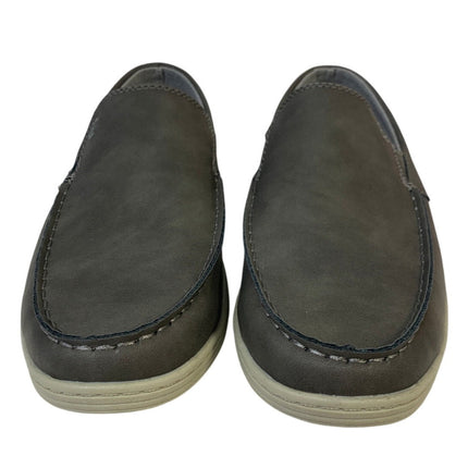 IZOD Mens Size 8 Gray Seapoint Slip On Loafers Round Toe Memory Foam Shoes