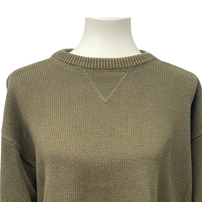 Croft & Barrow Mens Large Tall LT Long Sleeve Crew Neck Pullover Cotton Sweater