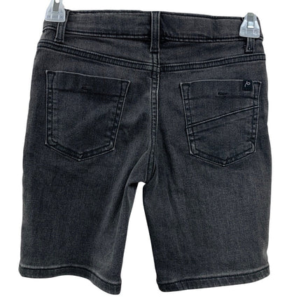 NWT New Art Class Kids Small (6/7) Adjustable Waist Denim Black Jean Shorts